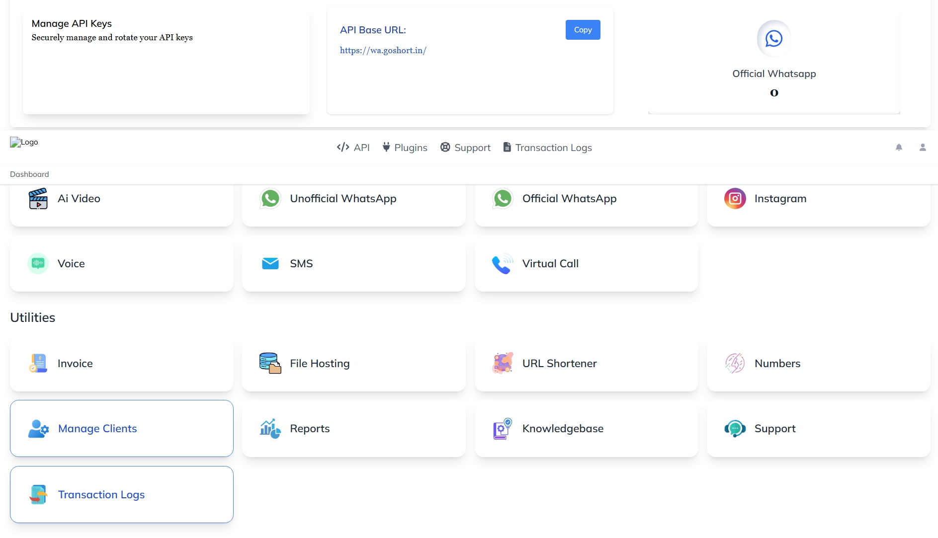 AI-Powered WhatsApp Dashboard Preview
